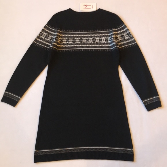 Neve Hailey Black Merino Knit Sweater Dress Large - Picture 4 of 7